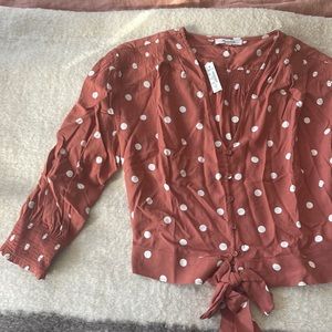 Madewell size 2, terracotta blouse